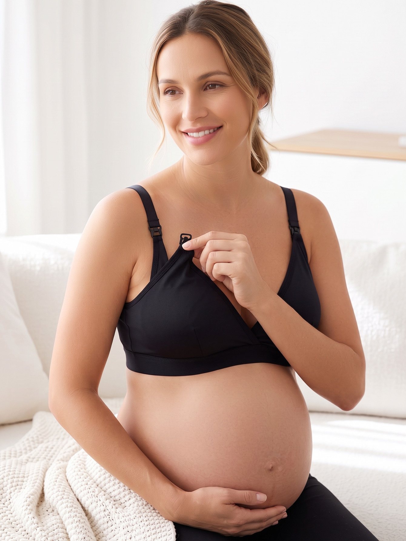 Nursing Bra Clip - Sutiã de amamentação com decote em