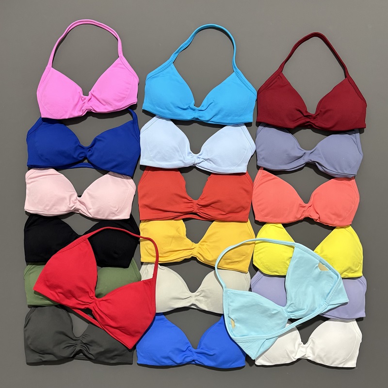 Sutiã esportivo com tiras, rou - Sports Bra Racerback avaliação e preço