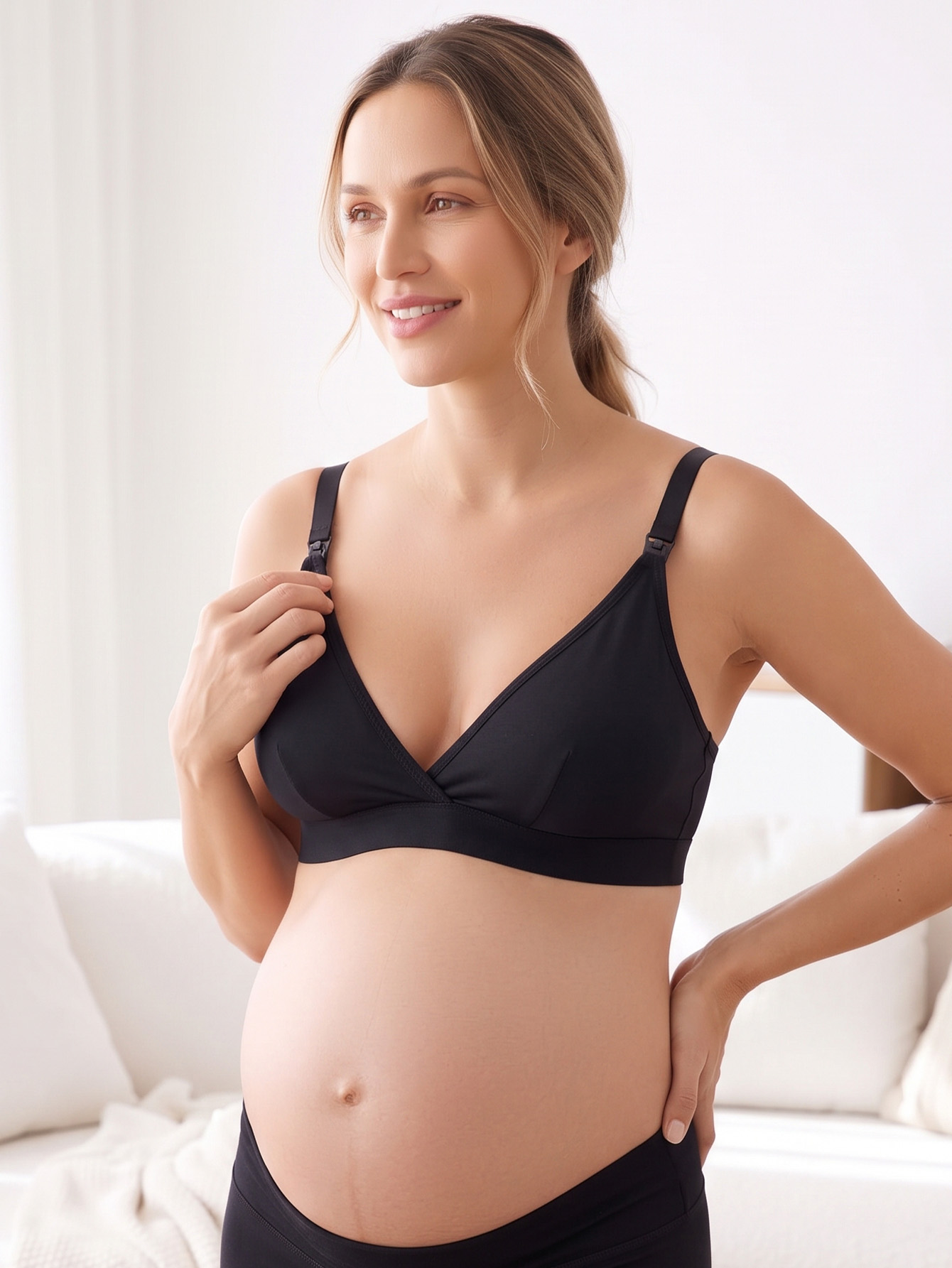 Sutiã de amamentação com decot - Nursing Bra Clip avaliação e preço
