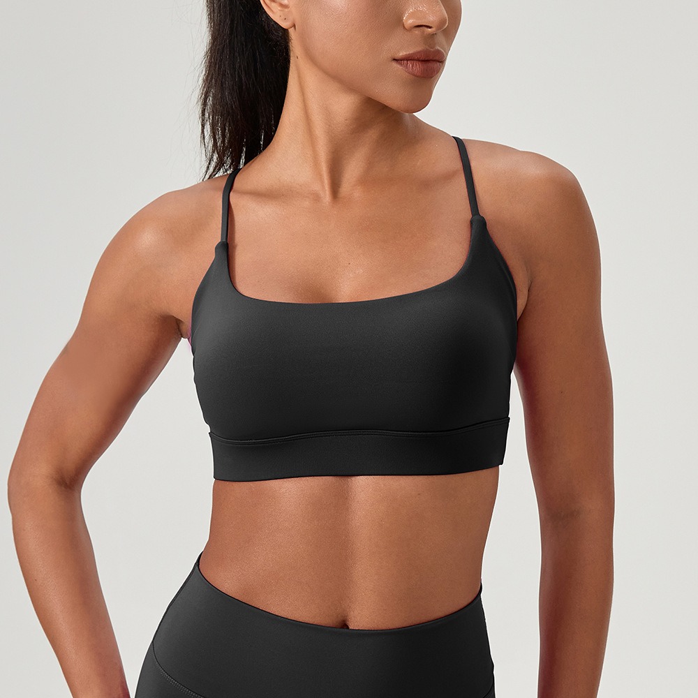 Sutiã de yoga sexy feminino al - Sports Bra Racerback avaliação e preço