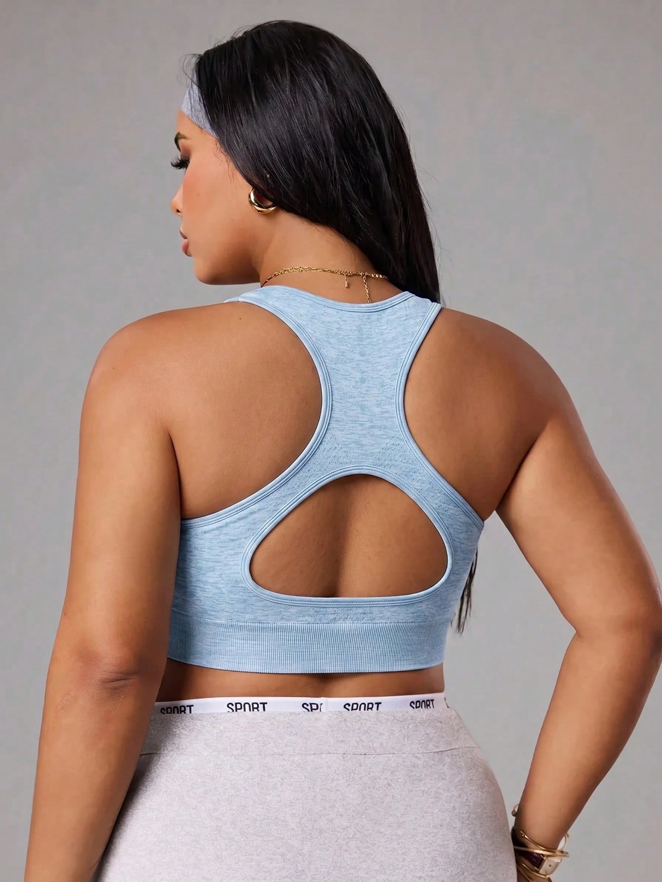 Sutiã Esportivo Sem Costura Pl - Sports Bra Racerback avaliação e preço