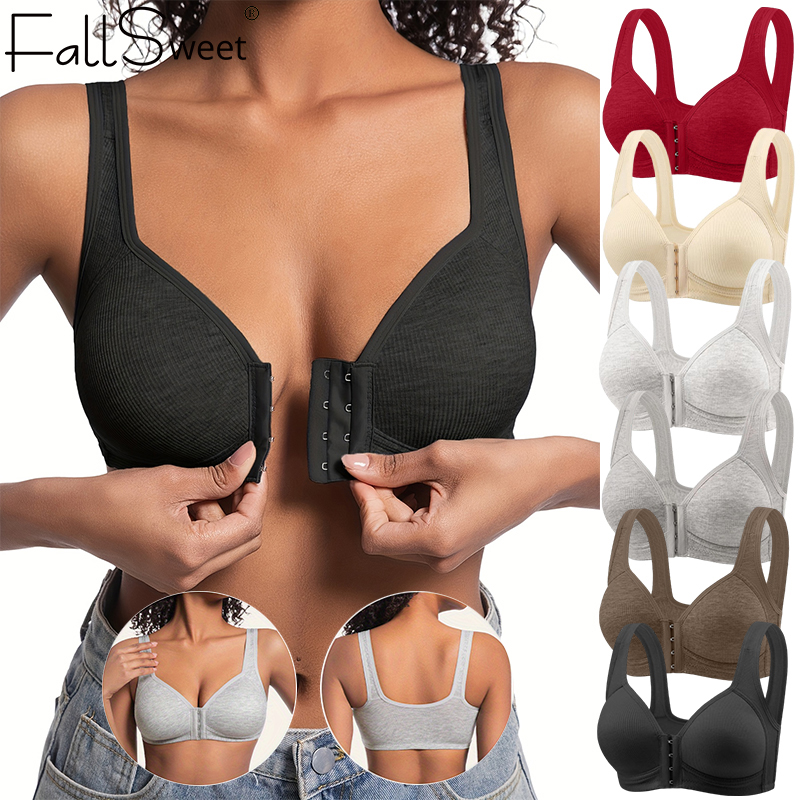 Fallsweet sutiã de fechamento  - Mastectomy Bra Pocket avaliação e preço