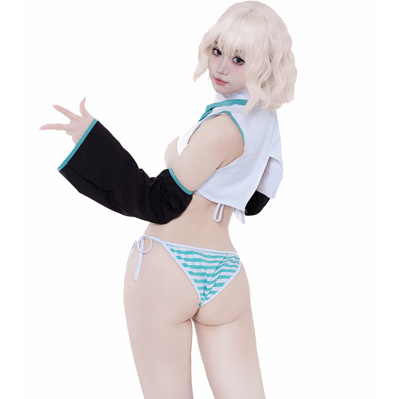 SENMHS Anime Sexy Miku Uniform - Lace Bralette Set avaliação e preço